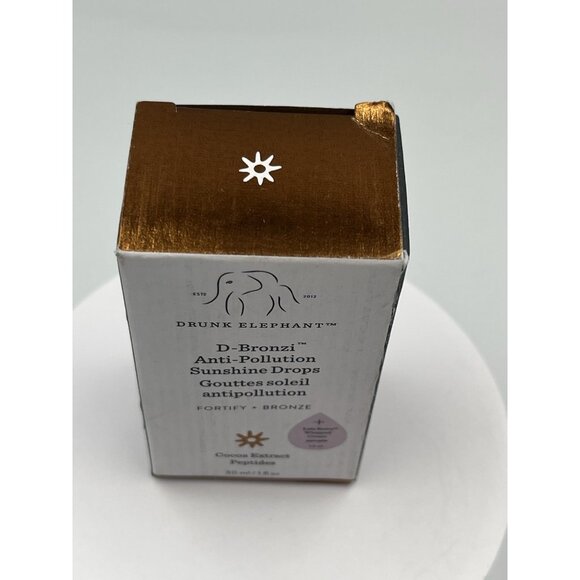 Drunk Elephant D-Bronzi Anti-Pollution Sunshine Drops - 1oz. Lot Of One SEE NIB - Picture 4 of 16